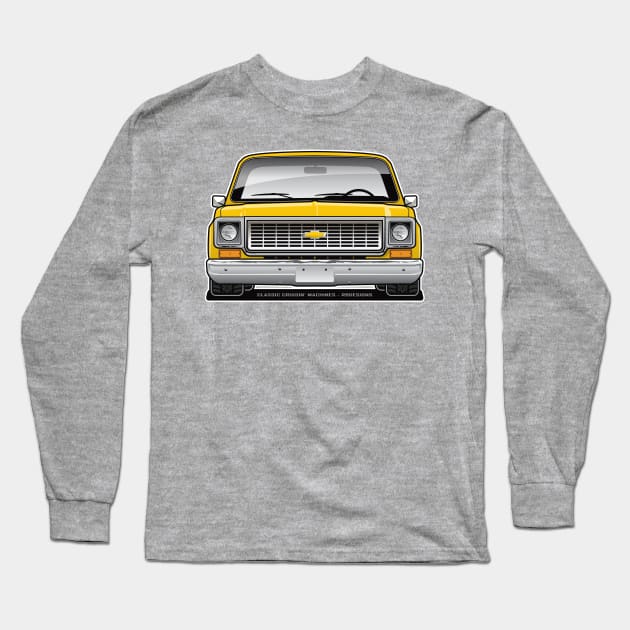 1973-1974 Squarebody Chevrolet Chevy C10 Blazer Suburban Long Sleeve T-Shirt by RBDesigns